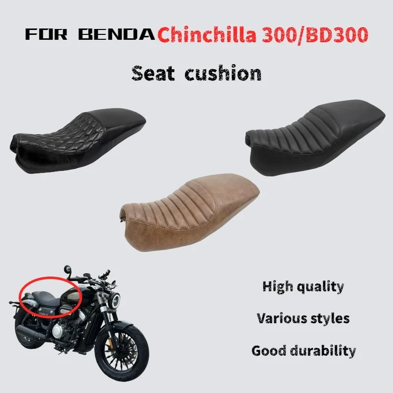 For Benda Chinchilla300 Extended Seat Cushion Modification Double Seat Cushion Rear Seat Caterpillar Thickened