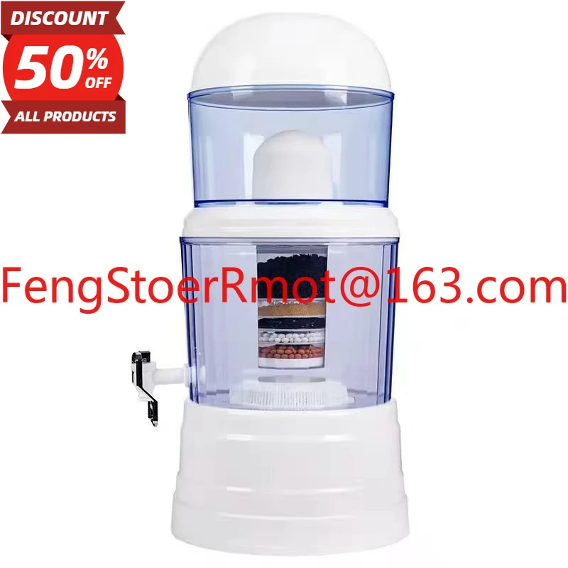 

Multi Stage Water Filter Drinking Mineral Stone Water Filter Pot Gravity 14L 16L Water Filter