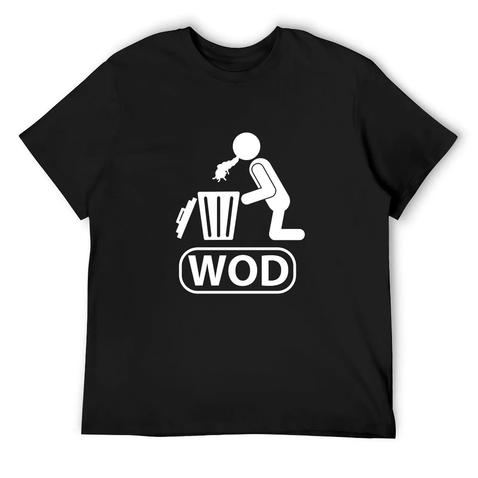 Funny WOD Fitness Gym Healthy living T-shirt Mens Women Weightlifter Work out Crossfitters T-Shirt