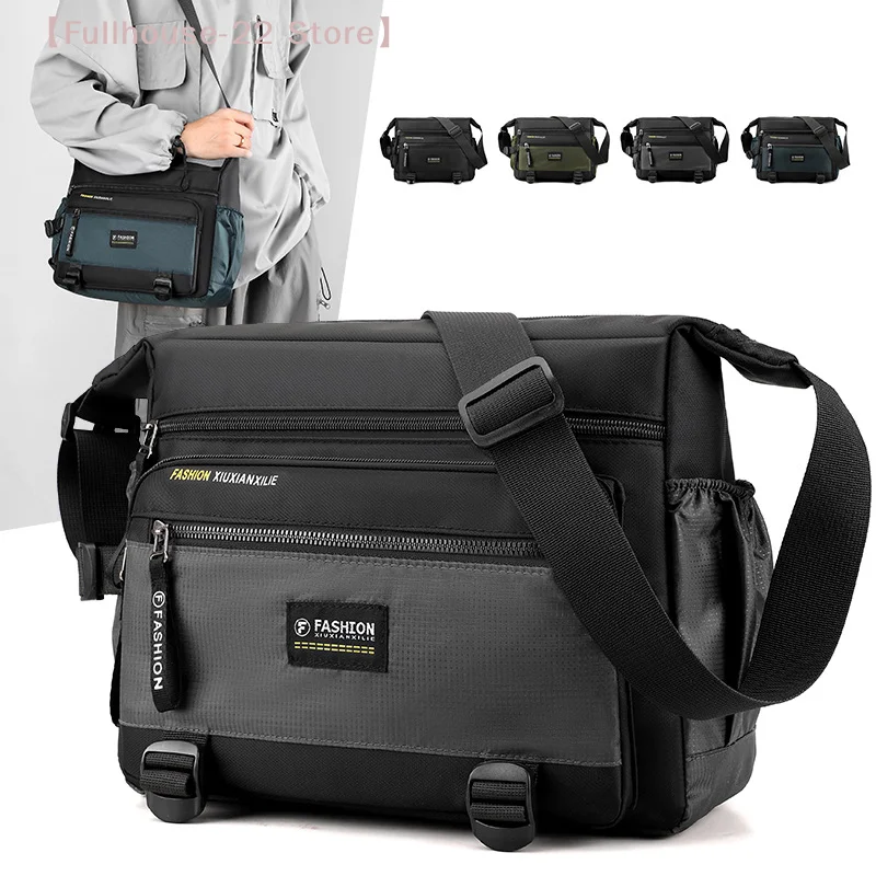 

【MAX-22】Small Lightweight Crossbody Bags Male Nylon Shoulder Bags Casual Messenger Bags Handbags For Travel Casual