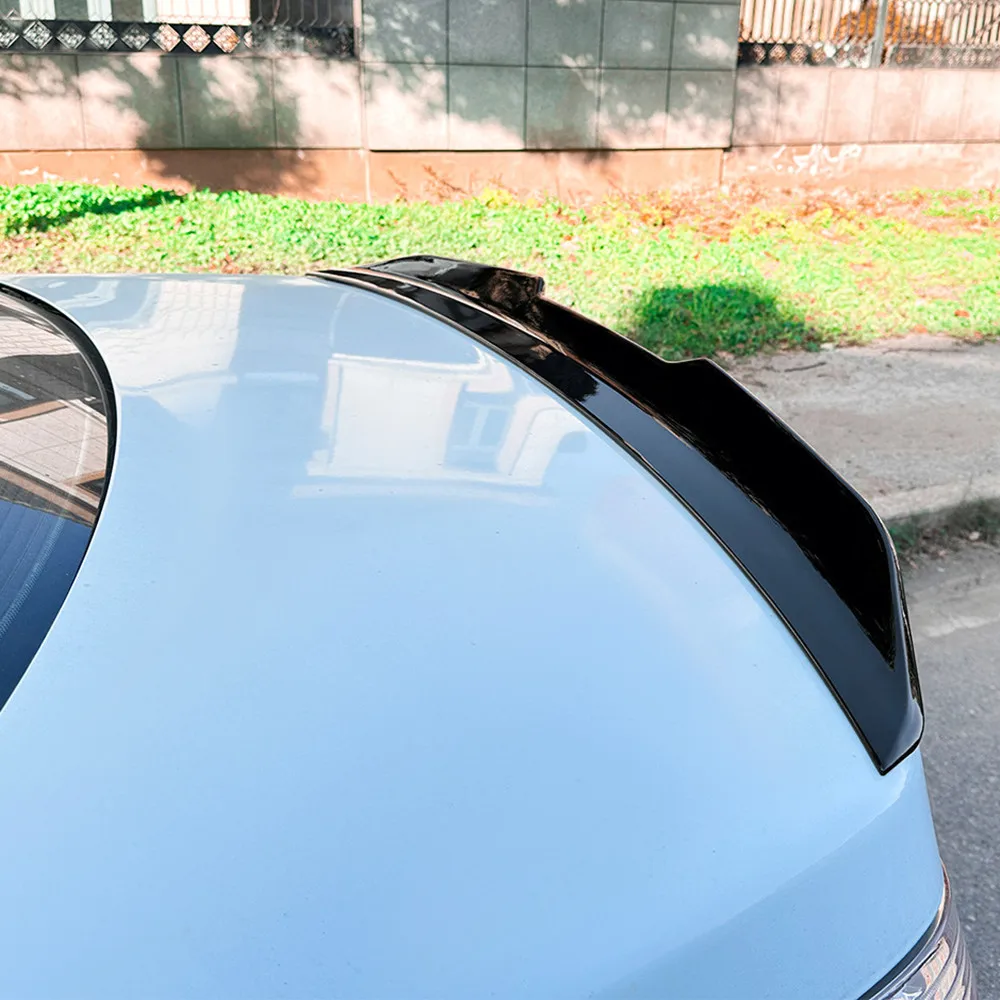 For BMW 5 Series E60 M5 520i 525i 528i 2004 05 06 07 08 09 10 PSM Style Rear Trunk Lid Spoiler Wings Car Exterior Accessories - Image 3