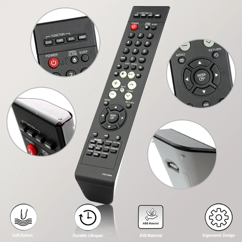 For AH59-01644A Samsung-DVD-Home-Theater-System-Remote-Control-Replacement, For Samsung DVD Home Theater System HT-Q9 HT-Q10