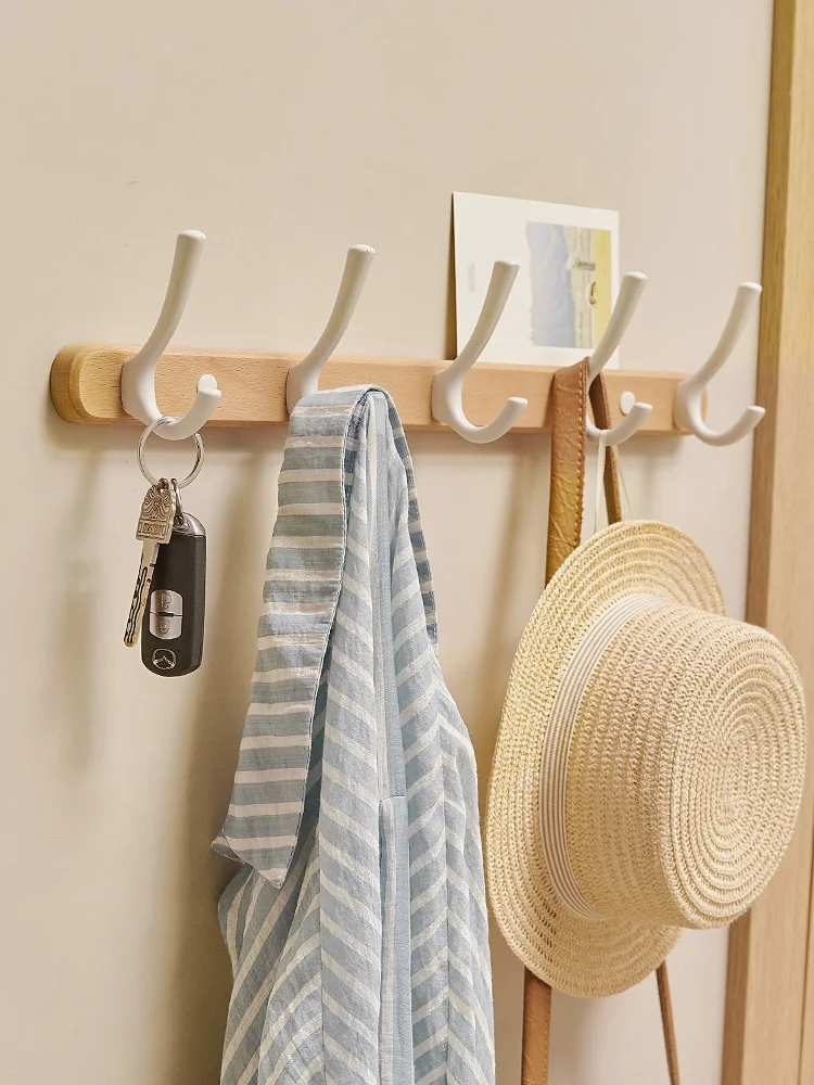 CMEO clothes hanger wall hanging wall, door hanging clothes hook, no punching, entrance door row hook, strong load-bearing cloth