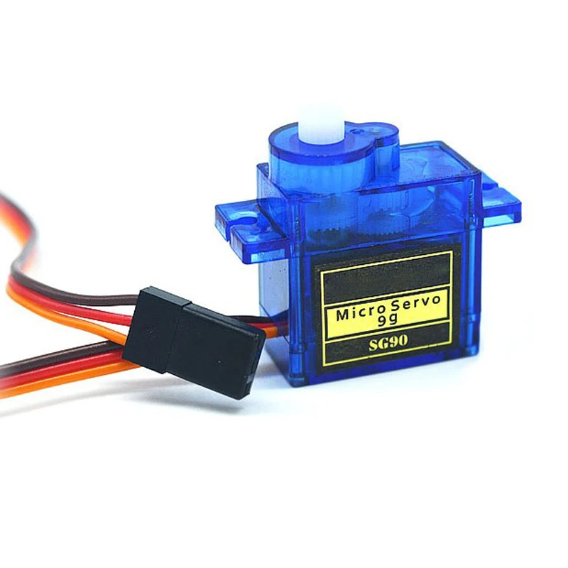 10PCS 9g SG90 Mini Servo Motor 1.6kg Remote Control Aircraft Fixed Wing Helicopter With Metal And Plastic Steerining 9g Servo Mo