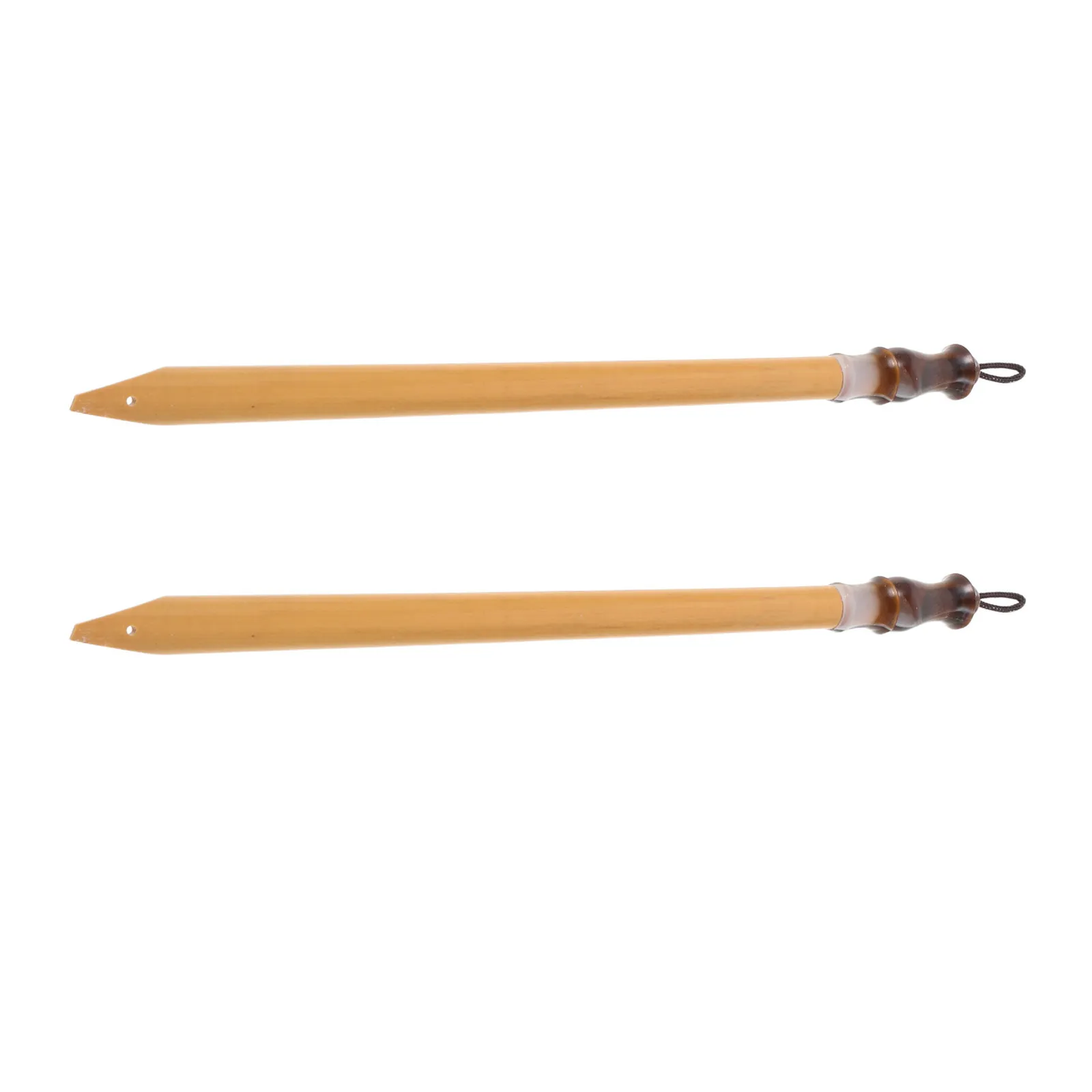

2Pcs Bamboo Calligraphy Pen Handcrafted Dip Pen with Hanging Loop Bamboo Cane for Chinese Calligraphy Drawing Brush