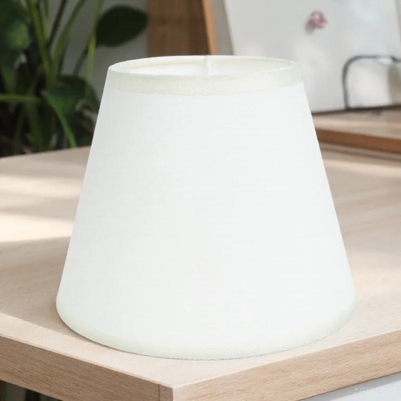 

Fabric Lamp Shade Cartoon Printed Table Lamp Cover Decorative Drum Light Shade Home Festival Decoration Simple Elegant Style