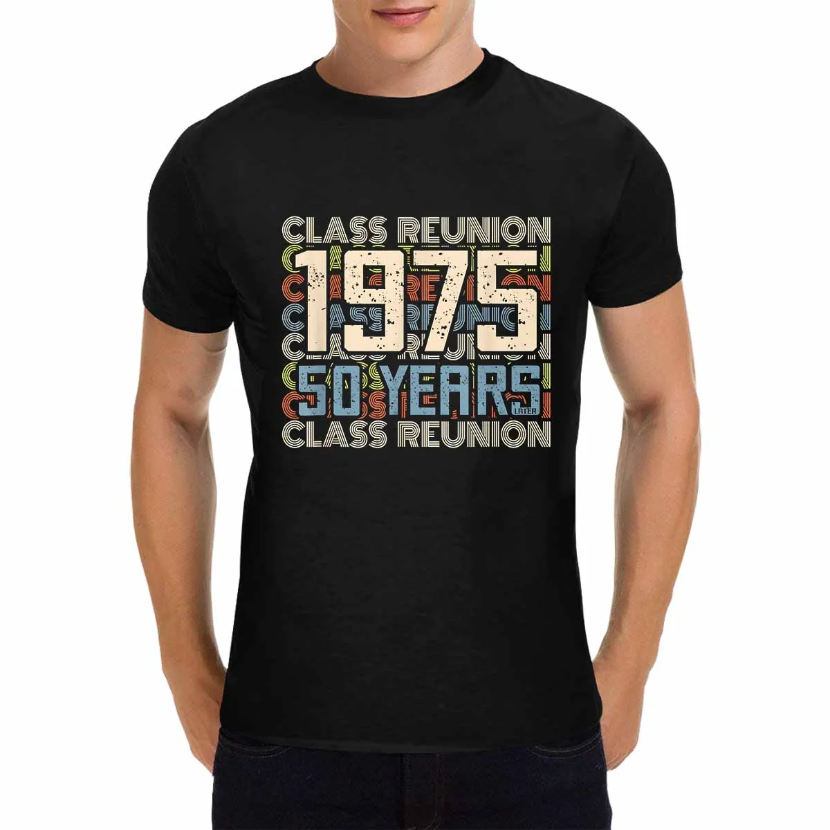 

Men's T-Shirt - Black Message Streetwear Tee, 100% Cotton Regular Fit Short Sleeve Round Neck Casual Top for Adults, All-Season