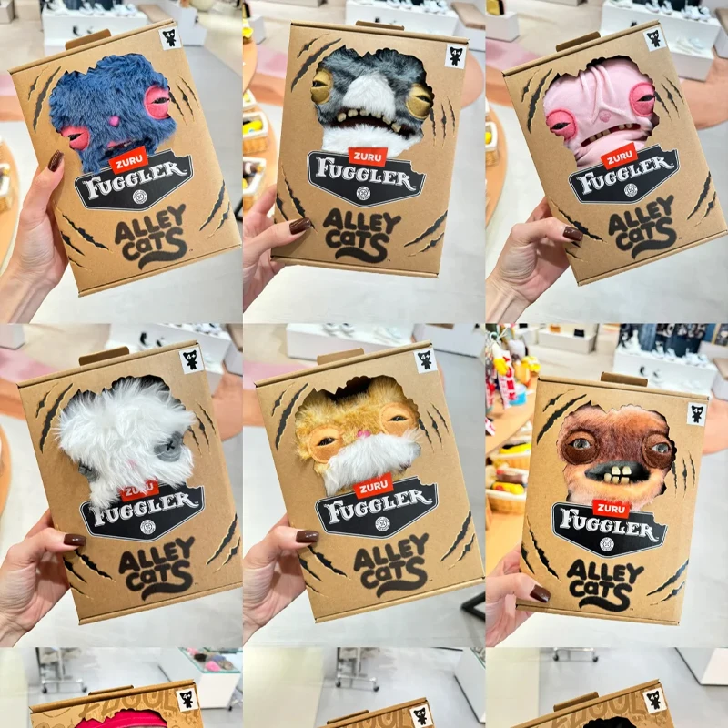 

[Предпродажа] Официальный оригинальный Fuggler Забавные уродливые монстры Alley Cats Series Плюшевые куклы Странные очаровательные уродливые кошки Плюшевые игрушки Подарки