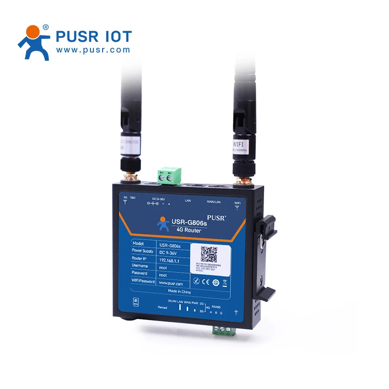 Imagem -02 - Roteador Celular Lte Openvpn Iot 4g Industrial Portas Serial Dual Ethernet Eua Austrália América Latina Usr-g806s-eau