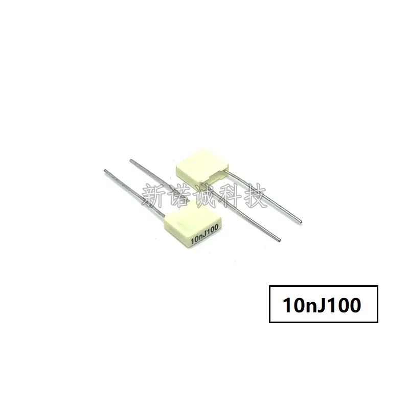 AV ARCOTRONICS-مكثف تصحيح ، 100 فولت ، 103 ، 0.01 فائق التوهج ، 10NF ، 10nJ100 ، 103J ، 5% ، R82 ، الملعب 5 مللي متر ، 20 قطعة ، 100 قطعة ، 100 قطعة