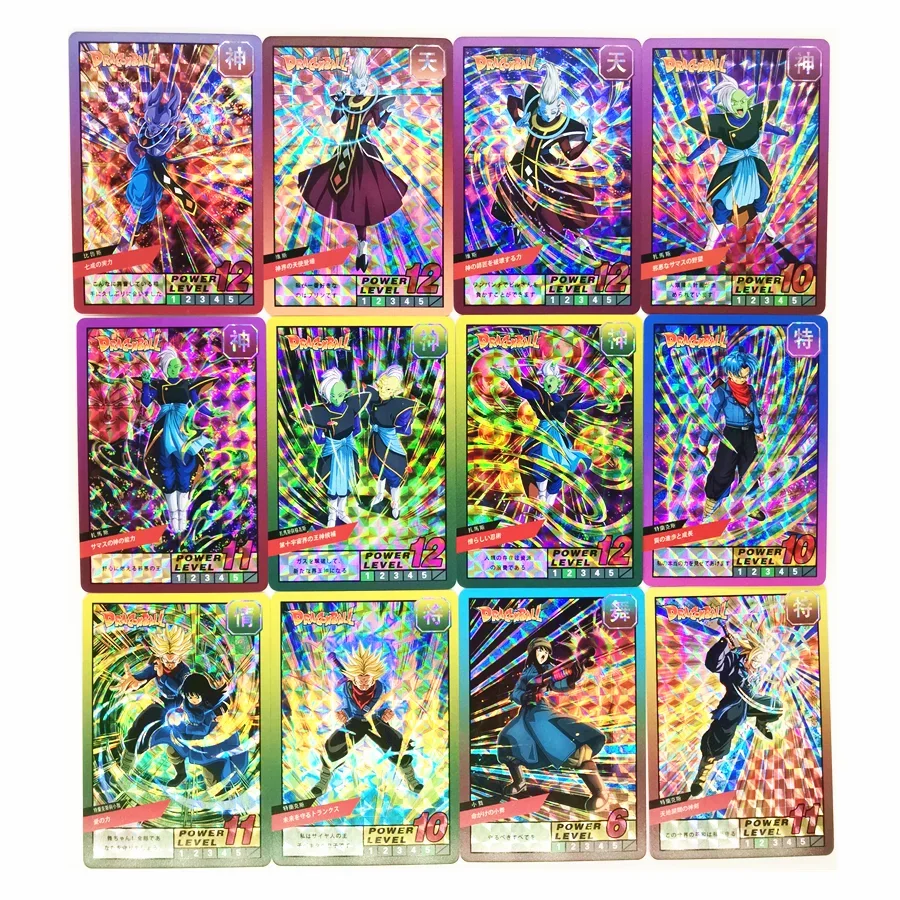 Ensemble de cartes de reconnaissance Goku, végéta, Super Saisuperb, bataille, rafale, Ultra Instinct, jeu de collection, 55 pièces