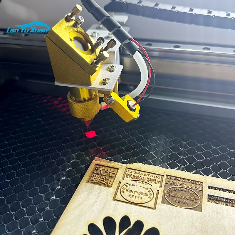 customizable CO2 PH-6040 60w tube  fabric lazer cutter wood  CNC Co2 Laser  Cutting Machine