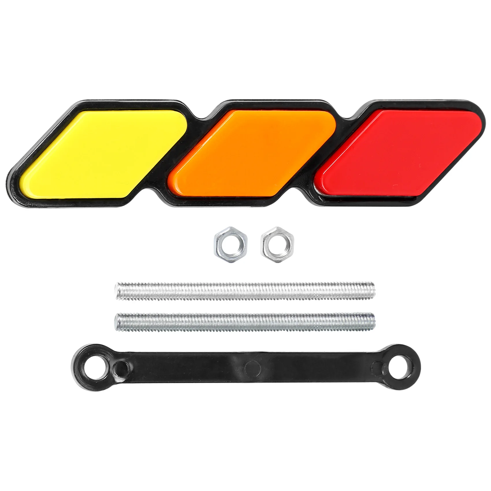 Tri-Color Front Grille Badge Emblem for Toyota Tacoma 4Runner Highlander RAV4