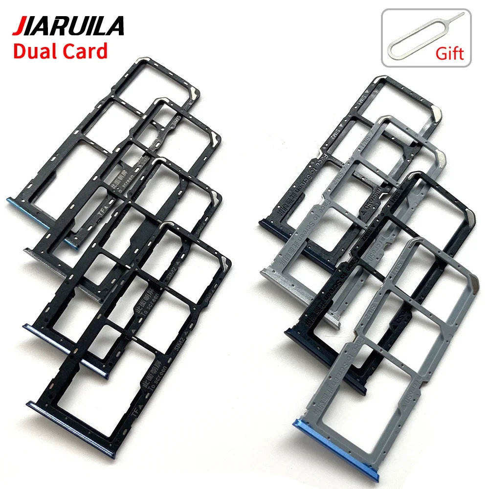 

10pcs SIM Card Slot Holder Micro SD Card Adapter For Oppo A15 A53 A54 A55 5G A57 4G Sim Card Tray Replacement Reapir Parts
