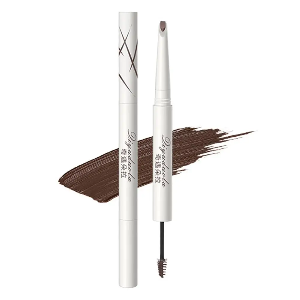 3Colors ブラック ダブルエンド アイブロウ ペンシルは自然に防水性があり、汗に強く、汚れにくいので、あらゆる肌の色に適しています。