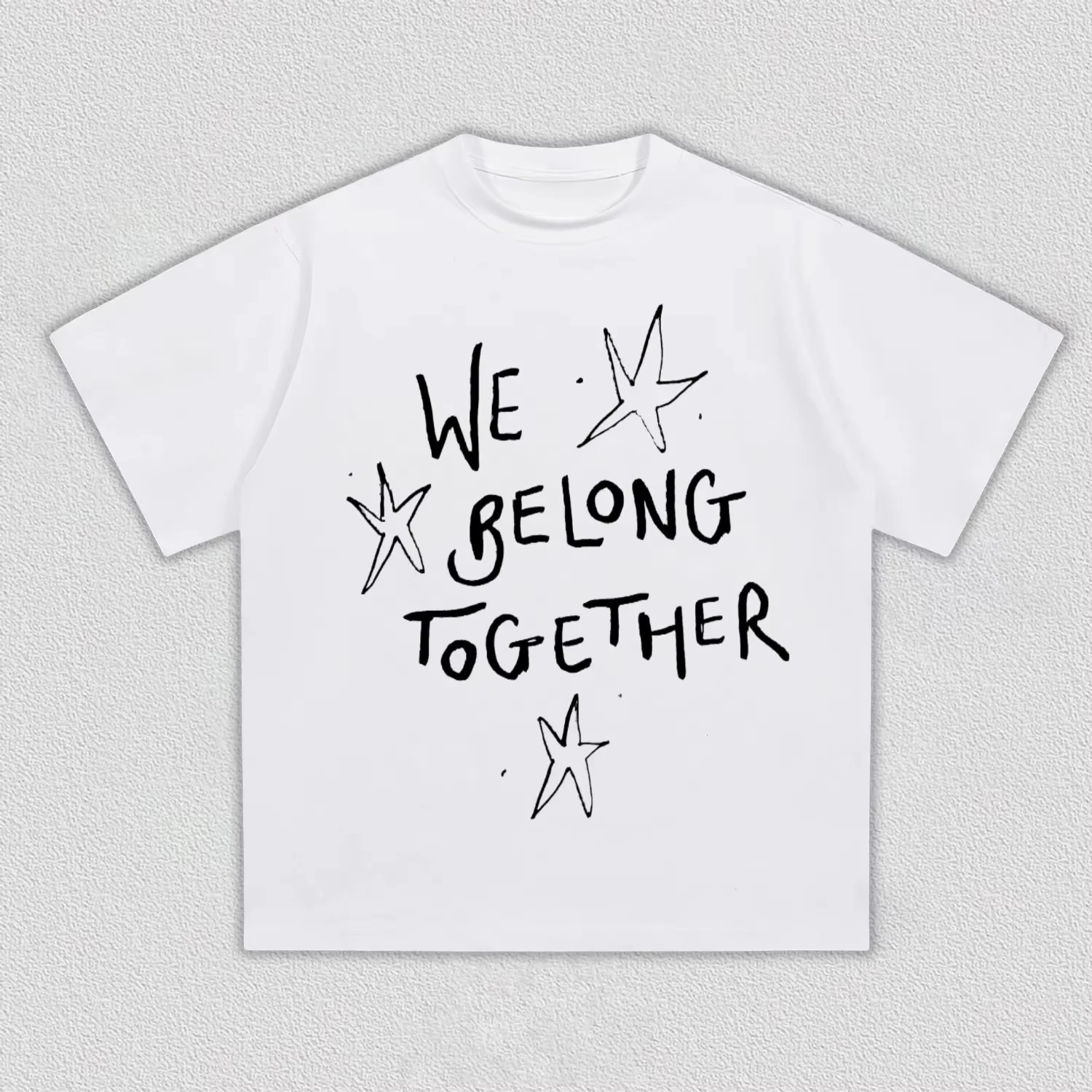 T-shirts d'été pour hommes et femmes, t-shirt graphique We Belong Together, rétro Pop Star, Streetwear, en coton surdimensionné