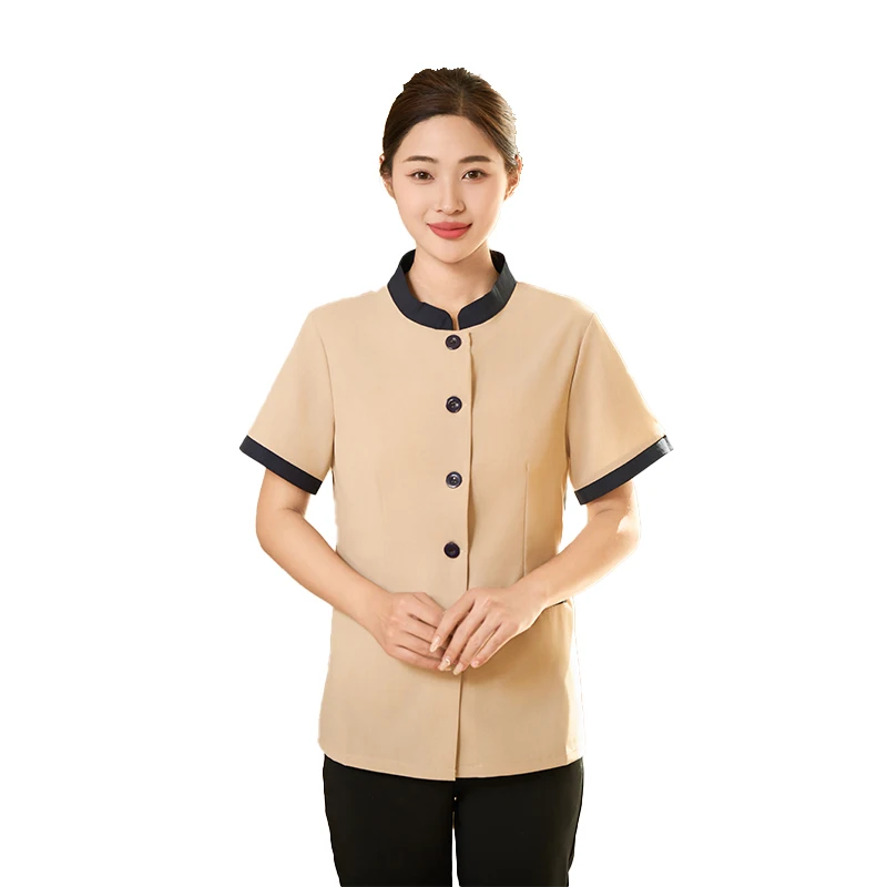 Cleaning Clothes for Women Litter Suit Hotel Cleaning Uniform Work Clothes for Cleaner Cleaning Service Overalls Cleaner's Shirt