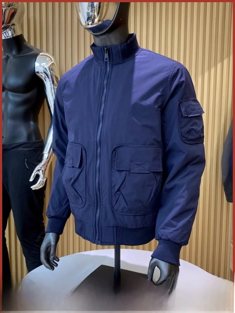 

Retro Workwear Sle Men's Casual Loose Multi-ket Flight Jaet Outerwear Classic American Sle Autumn New Arrival