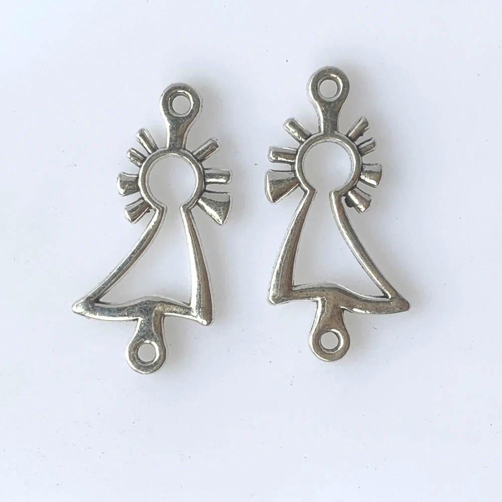 20 шт. 27x13 мм подвеска из сплава NTRA SRA DEL полый разъем H0437