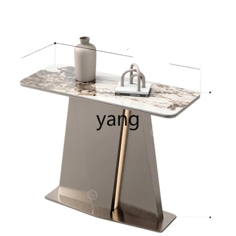 Yjq Light Luxury Entrance Designer Console Tables Wall Decoration Table Corridor Aisle Decoration Table