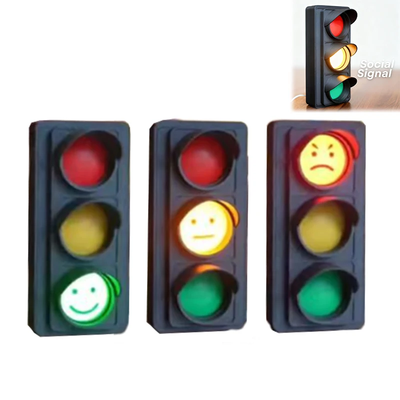 Traffic Signal Wall Light USB LED for Cafe Restaurant Decor Red Green Yellow Indicator Mood Lighting
