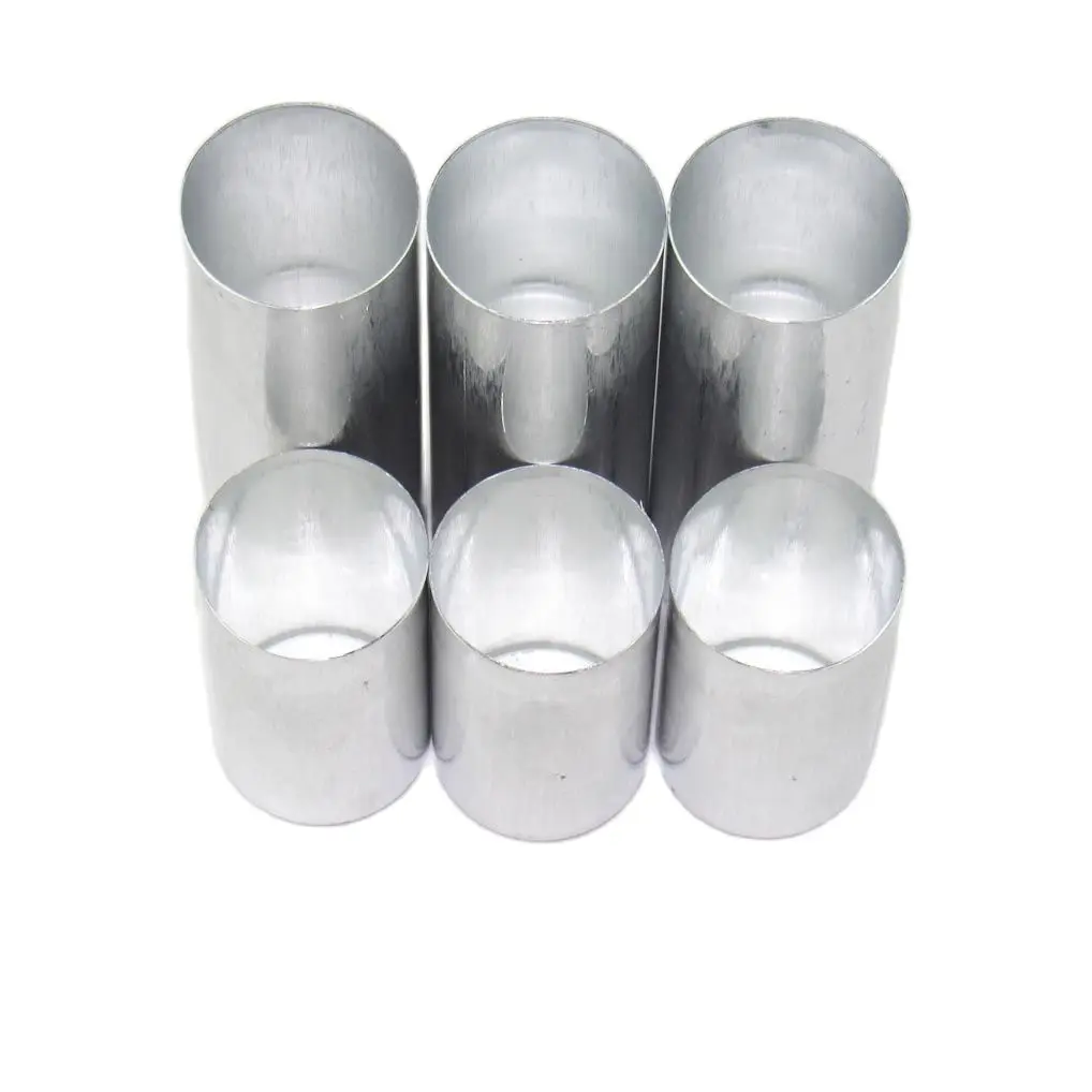 200pcs Dental Empty Aluminum Tube Denture Lab Materials OD25mm Cartridges for Valplast Resin Temperature Crown