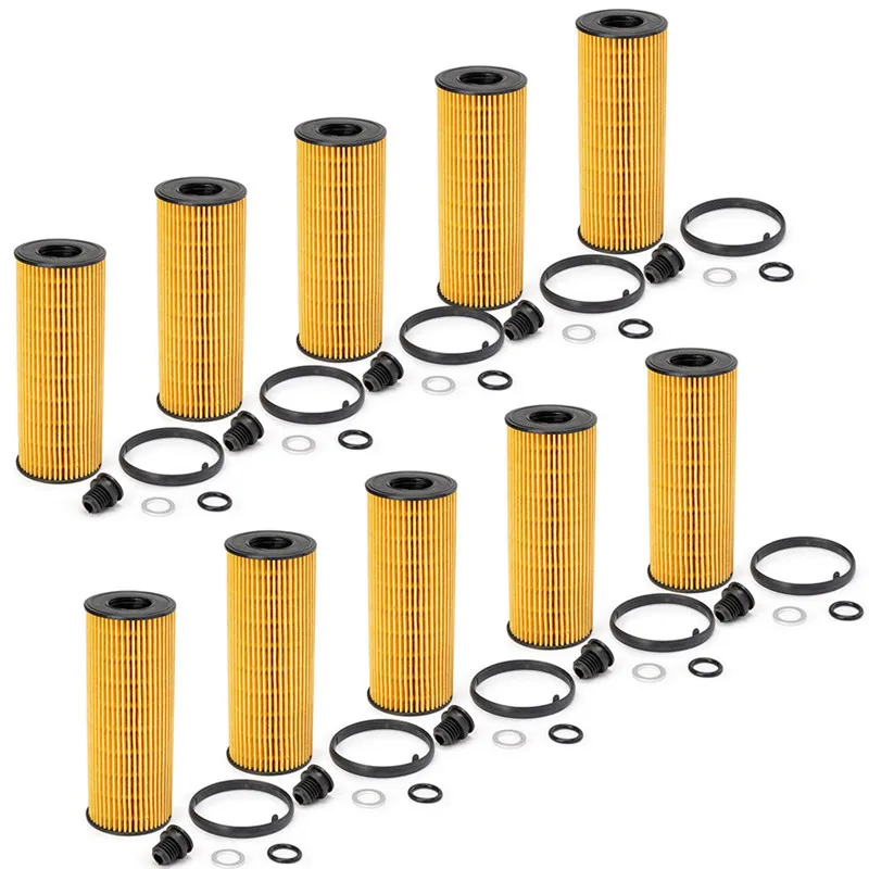 10pcs Engine Repair For Kia Sorento For Hyundai Santa FE IV Tucson NX4 For Genesis GV70 Oil Filters 26320-2R000 263202R000