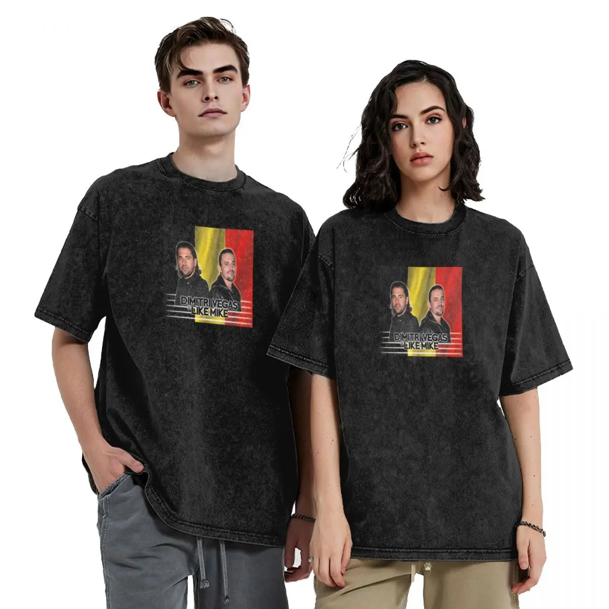 

Dimitri Vegas & Like Mike T-Shirt street wear anime t shirts korean fashion sweat shirts, men