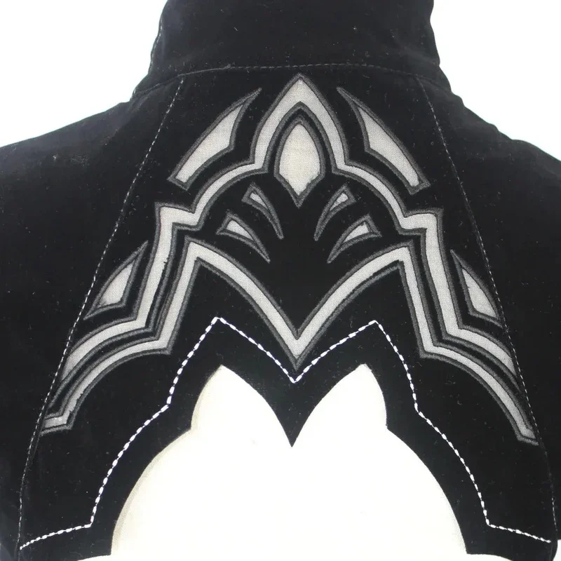 HN8 애니메이션 요하 No. 2 유형 B 코스프레 의상 게임 NieR Automata 2B 드레스 NieR 유니폼 아이 마스크 장갑 주식 할로윈 파티 8...Gf