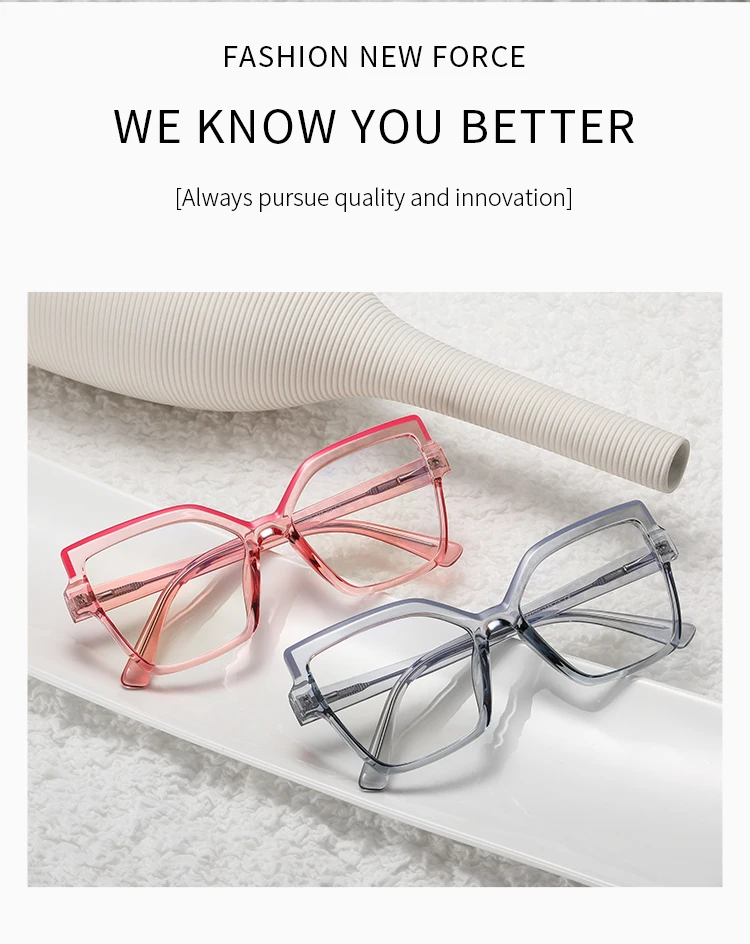 Legierung Rahmen Brille Vollrand Brillen Frauen Frühling Scharniere Kurzsichtig Oculos De Grau Brille 95977 – Detail 2