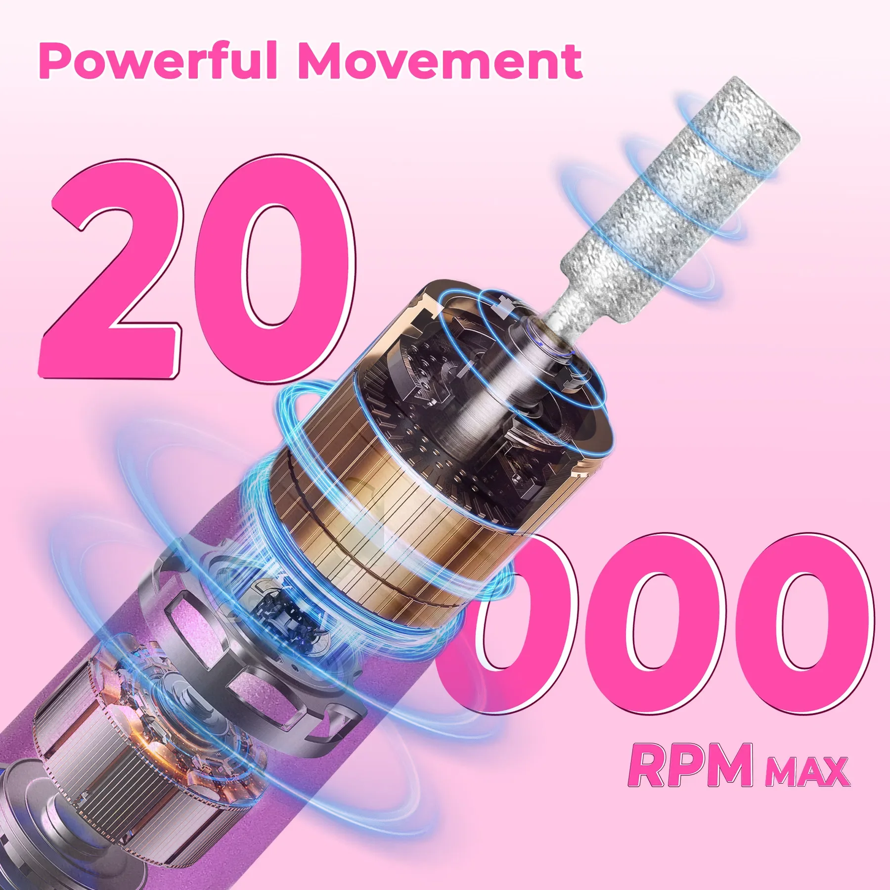 Electric Nail Drill, Professional Nail File Kit For Acrylic, Gel Nails, Manicure Pedicure With Nail Drill Bits Sanding Bands