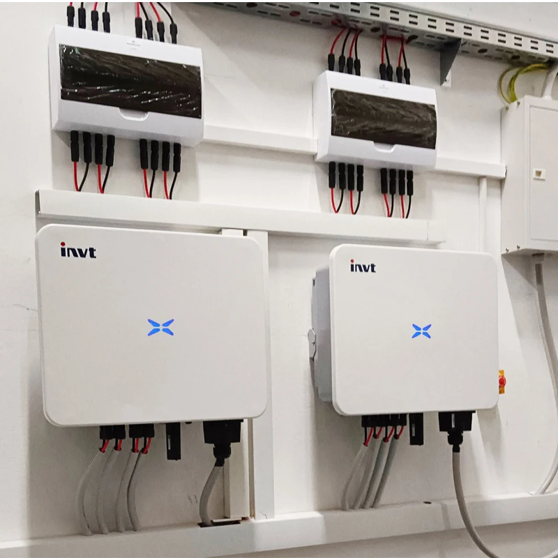 Inverter Tenaga Surya TLF INVT XG12KTR Gelombang Sinus Murni Tiga Fasa Terhubung Jaringan 12kw