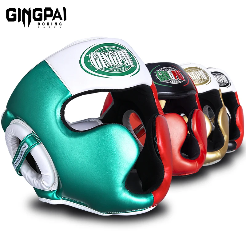 Boxing Head Guard Sanda Headgear Kickboxing Sparring Helmet Fighting Head Protector