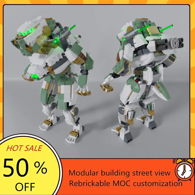 

Набор для сборки модульного боевого робота MOC из 447 деталей по мотивам популярного фильма «Звездные войны», технологичный конструктор, подарок на праздник, детский игровой набор