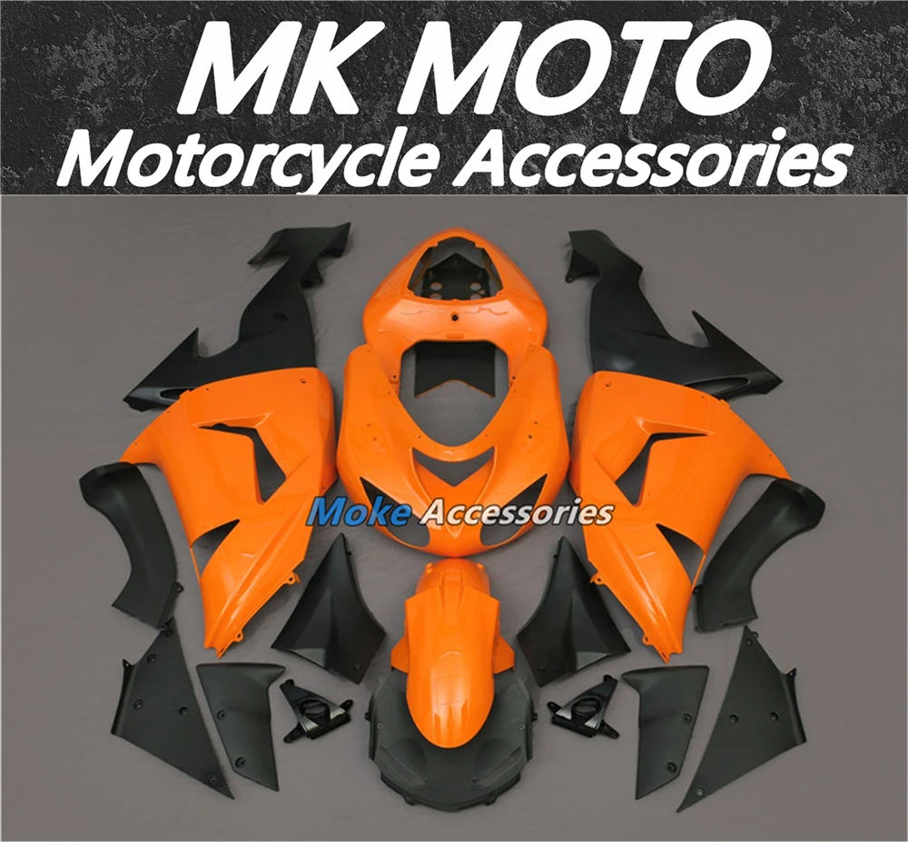 

Motorcycle Fairings Kit Fit For zx-10r 2006-2007 Bodywork Set High Quality ABS Injection NEW Ninja Orange Black