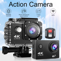5K dual-screen action camera with WiFi direct connection autofocus waterproof shooting LED touchscreen and remote control design