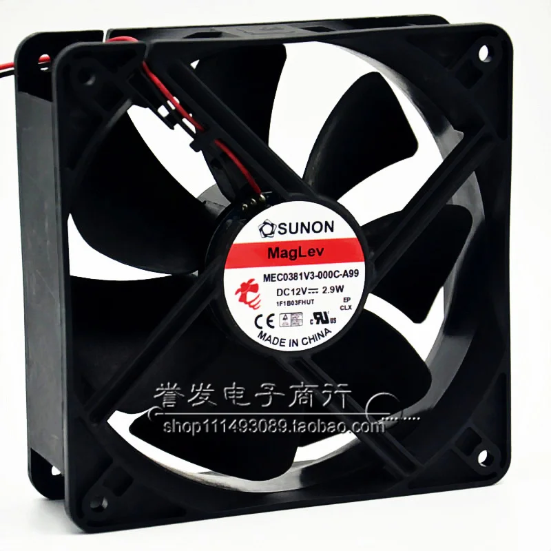جديد الأصلي MEC0381V3-000C-A99 12 فولت 2.9 واط 12038 120x120x38 مللي متر مروحة التبريد المبرد