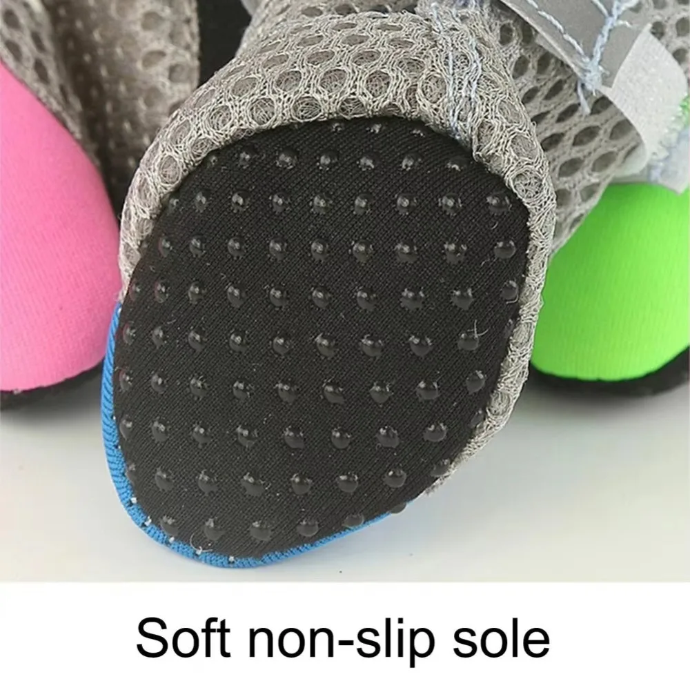 

New Soft Bottom Pet Dog Shoes Adjustable Strap Waterproof Pet Footwear Puppy Dogs Socks Booties Dog