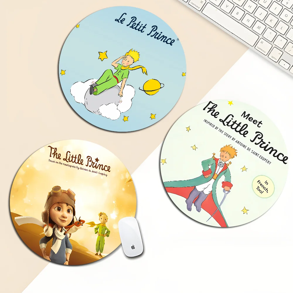 The Little Prince Round Custom Skin Office Computer Desk Mat tastiera da tavolo tappetino per Mouse grande cuscino per Laptop per PC Gamer Mousemat