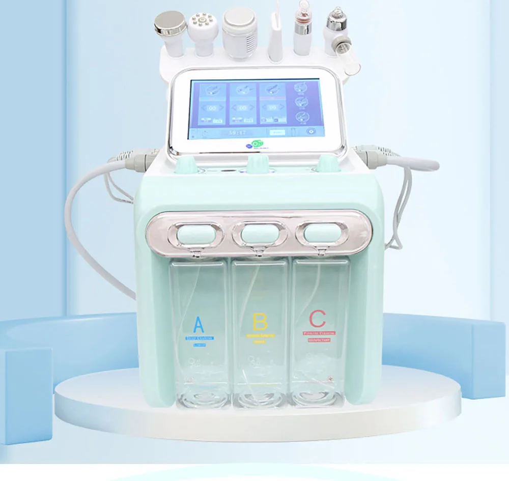 Wasserstoff Sauerstoff Gesichtsmaschine Tiefenreinigung RF Lifting Straffung Mitesser Entfernung Hautpflege Wasser Dermabrasion Schönheitsgerät – Detail 1