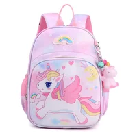 New Unicorn Backpack For Girls Cartoon Pink Princess School Bags Kids Satchels Kindergarten Bookbag Mochila Infantil Escolar 2