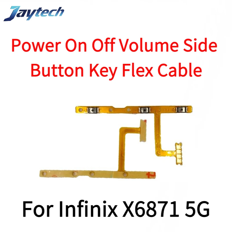 Infinix X690 X693 X695 X699C X6870 X6871 X6872 X6880 전원 스위치 켜기/끄기 버튼 볼륨 조절 키 버튼 플렉스 케이블 1개