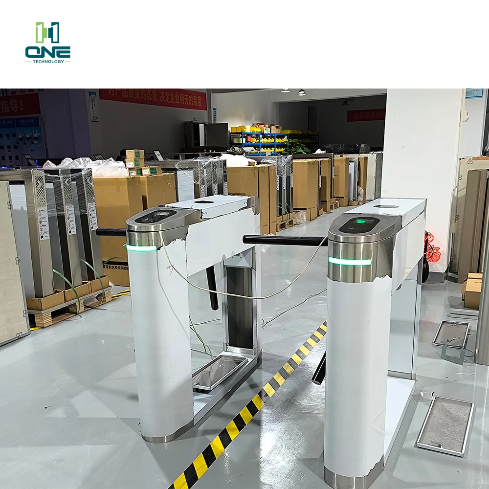 YIYI TD106AQ Semi-Automatic Security Gate Crowd Control Turnstile 304 Stainless Steel Brushless Motor Corrosion-Resistant Low