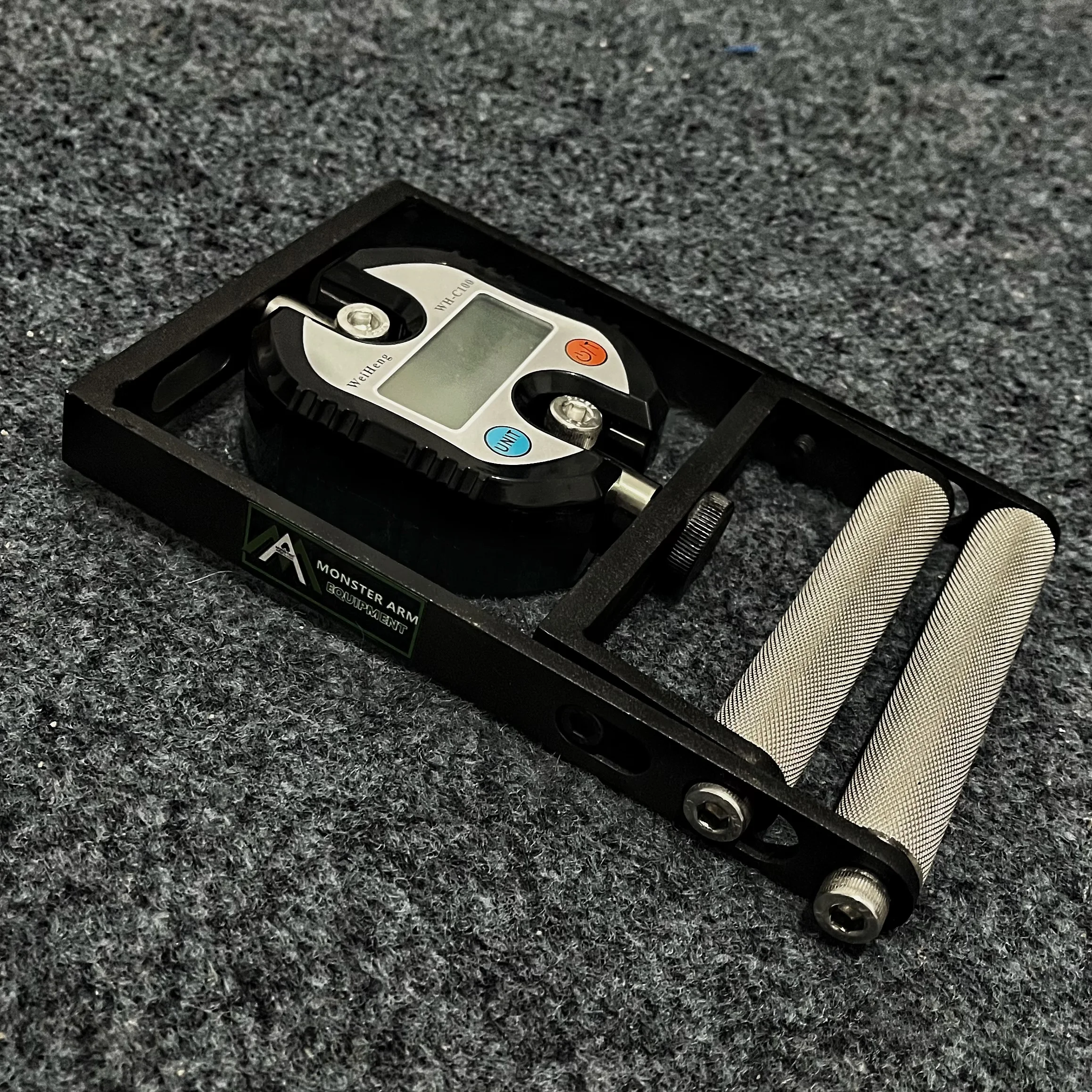 Digitales Handdynamometer aus Metall, Federgriff, Griffstärkemessung, Flexor-Training, Datentest