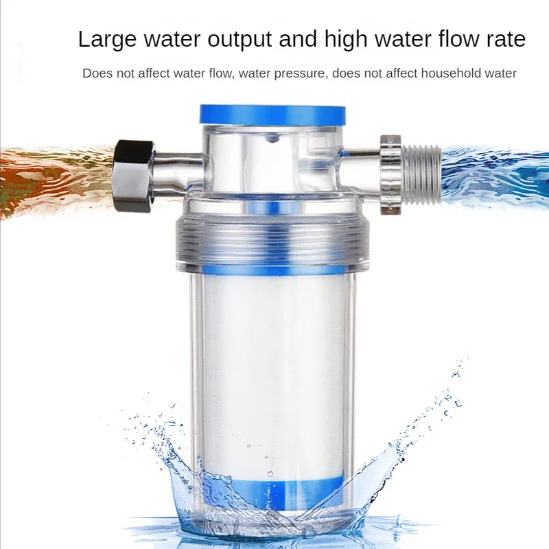 Universal Water Pipe Filter Purifier Shower PP Cotton Filter Faucets Bath Sprayer Purification Washing Machine Kitchen Accessory