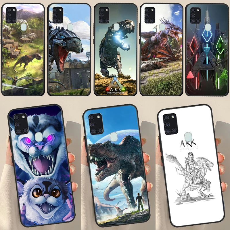 Jeu ARK Survival Evolved Case, Samsung Galaxy A34, A54, A14, A12, A22, A32, A52, A51, A71, A50, A53, A73, A13 Back Cover