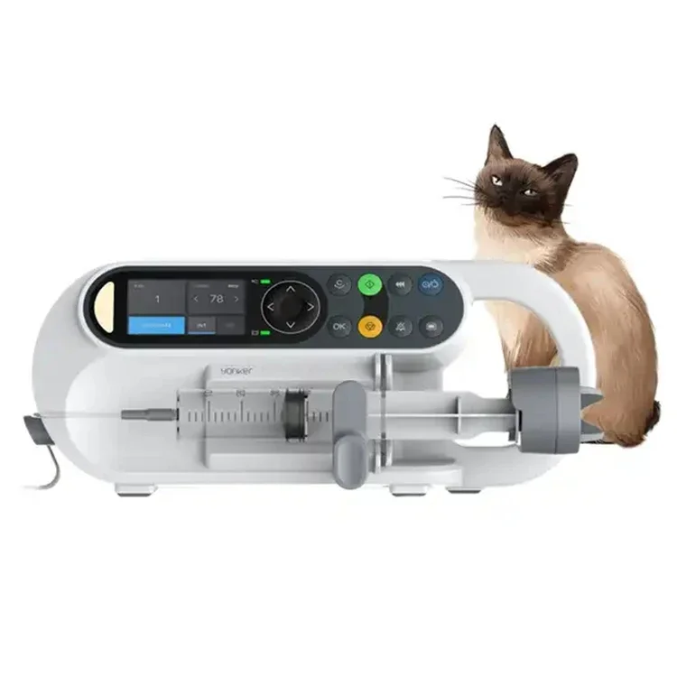 LCD display 1ml/h-1200ml/h Vet Syringe Pump Fully Automatic Continuity Veterinary Syringe Pump infusion