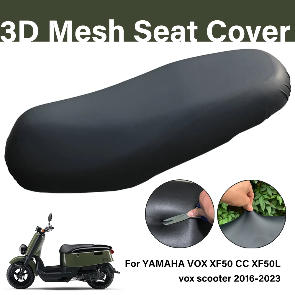 For YAMAHA VOX XF50 CC XF50L vox scooter 2016-2023 Waterproof Dustproof Motorcycle Seat Cover Waterproof Dustproof UV Resistant