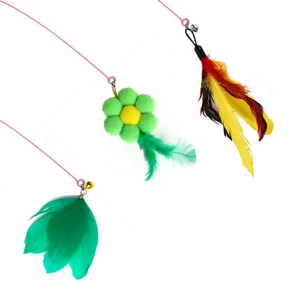 Simulation Bird Interactive Cat Toys Electric Hanging Eagle Flying Bird Cat Teasering Play Cat Stick Scratch Rope Pet Toys