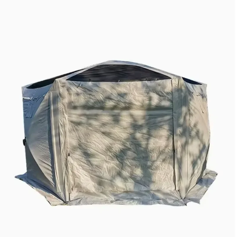 Outdoor Hexagonal Mesh Camping Tent, Garden Insect Proof Ventilated Picnic Sun Canopy, Portable Net Tent for Beach and Park